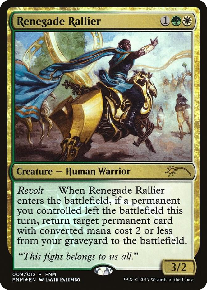 Renegade Rallier #9 P - FNM Promos Pokemon card