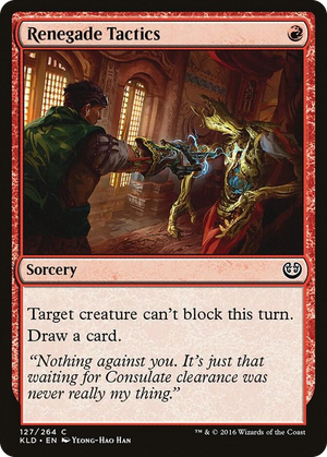 0127 Renegade Tactics C Kaladesh