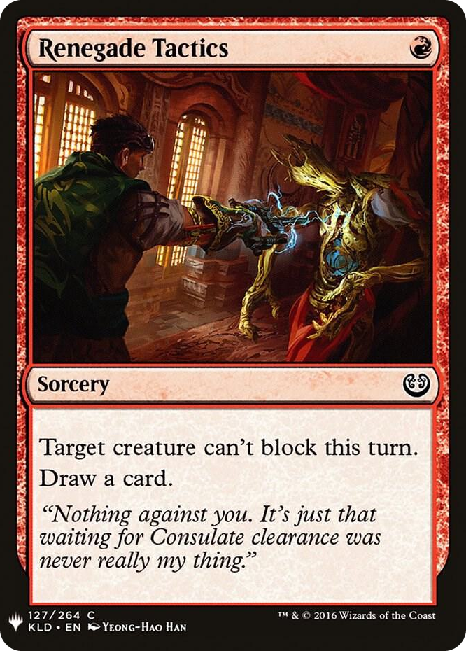 Renegade Tactics (KLD) #127 C - The List Reprints Pokemon card