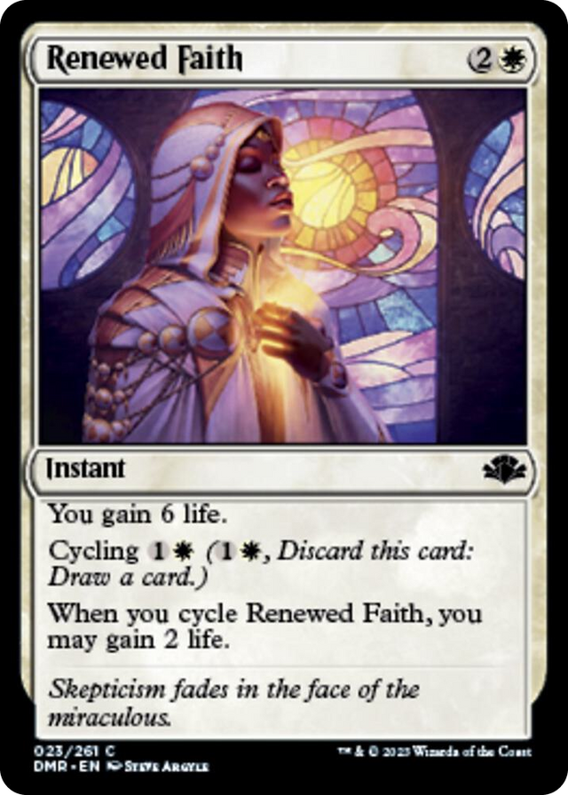 0023 Renewed Faith C Dominaria Remastered