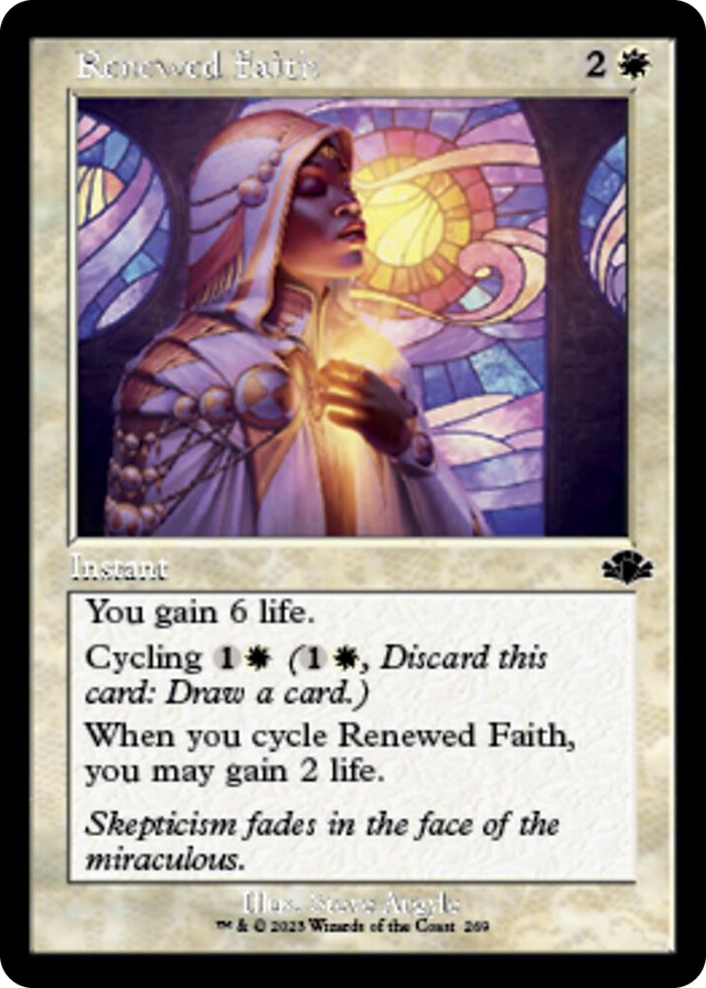 0269 Renewed Faith (Retro Frame) C Dominaria Remastered