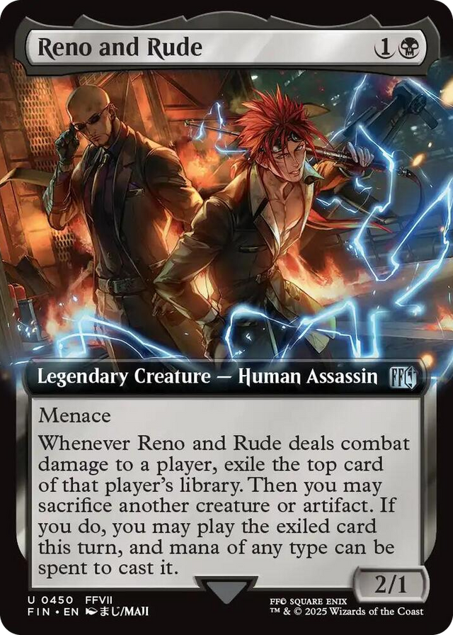 0450 Reno and Rude (Extended Art) U FINAL FANTASY