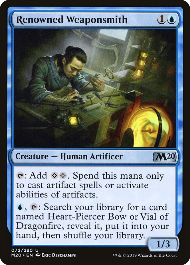 0072 Renowned Weaponsmith U Core Set 2020