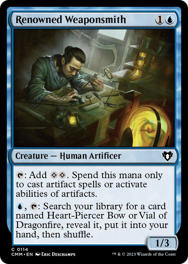 0114 Renowned Weaponsmith C Commander Masters