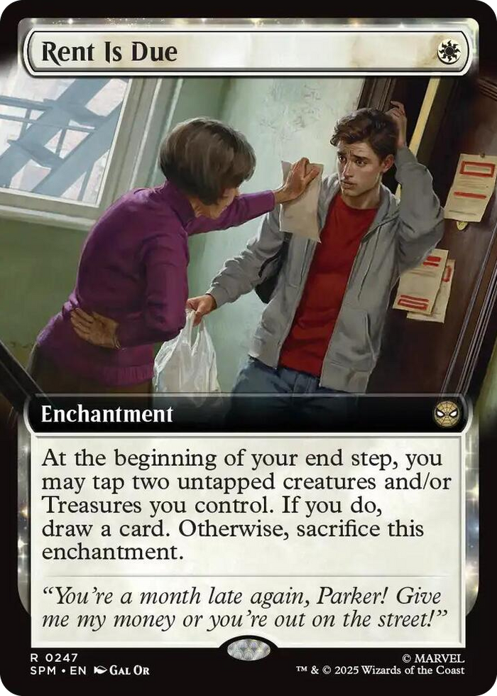 Rent Is Due (Extended Art) #247 R - Marvel's Spider-Man Pokemon card