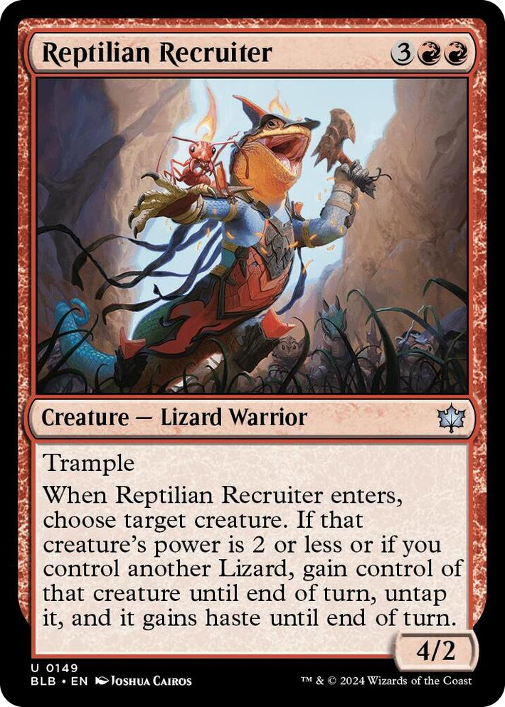 0149 Reptilian Recruiter U Bloomburrow