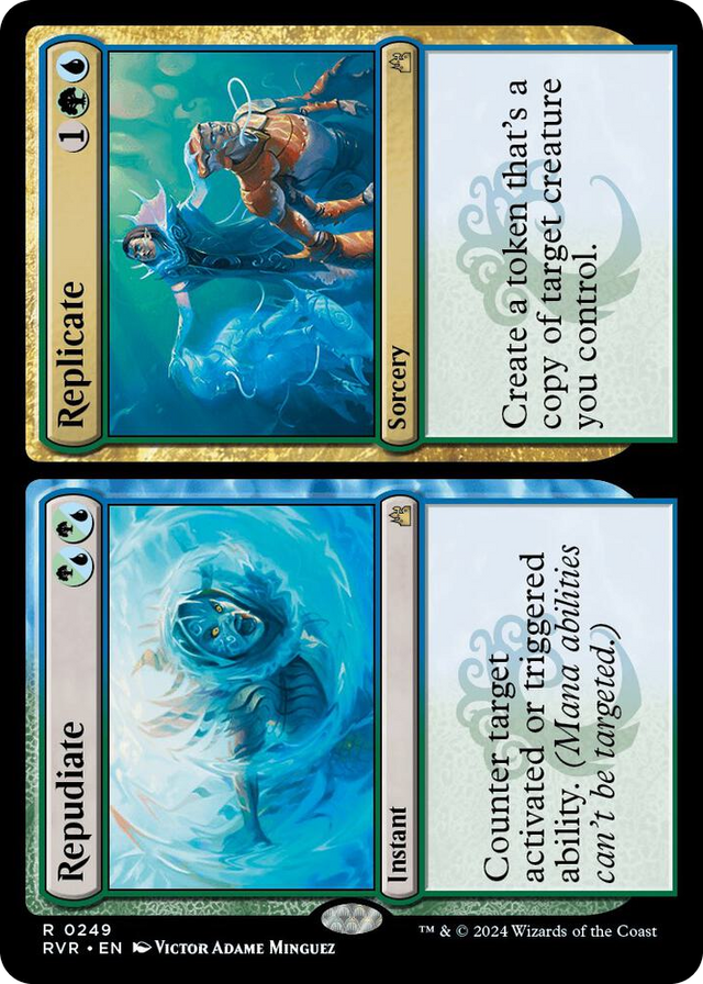 0249 Repudiate // Replicate R Ravnica Remastered