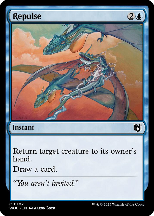 0107 Repulse C Commander: Wilds of Eldraine
