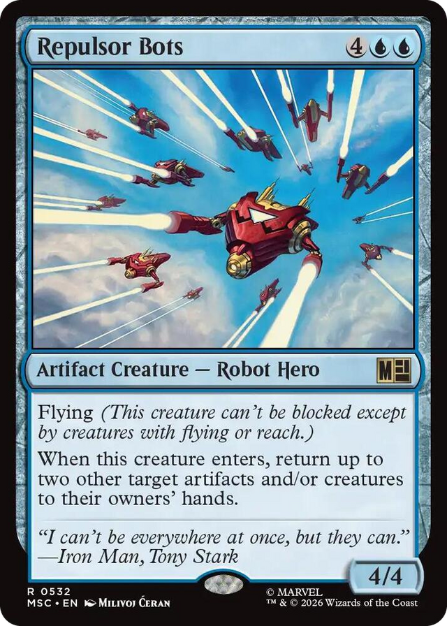 0532 Repulsor Bots R Commander: Marvel Super Heroes