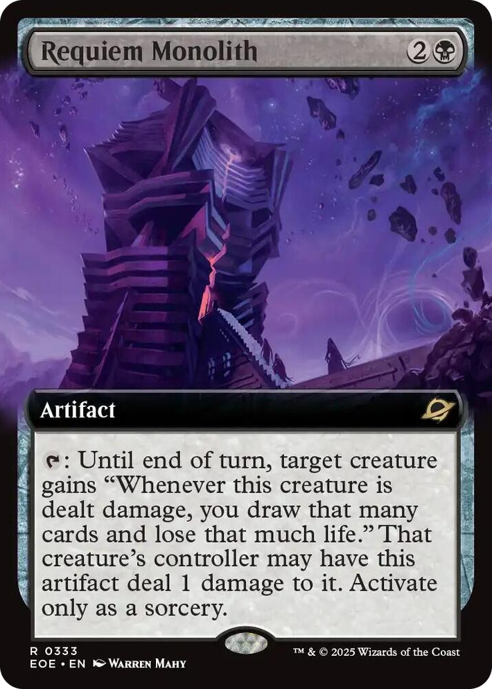 0333 Requiem Monolith (Extended Art) R Edge of Eternities