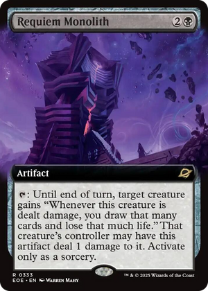 0333 Requiem Monolith (Extended Art) R Edge of Eternities