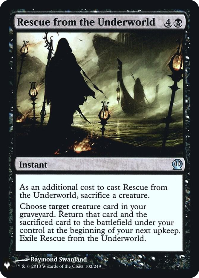 Rescue from the Underworld #102 U - The List Reprints Pokemon card
