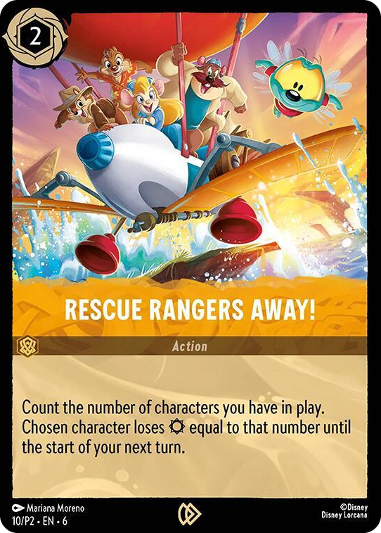 0010 Rescue Rangers Away! Promo Disney Lorcana Promo Cards