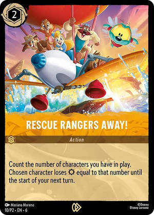 0010 Rescue Rangers Away! Promo Disney Lorcana Promo Cards