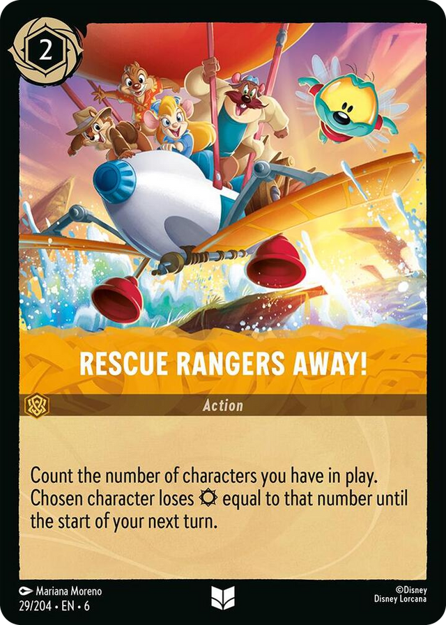 0029 Rescue Rangers Away! Uncommon Azurite Sea