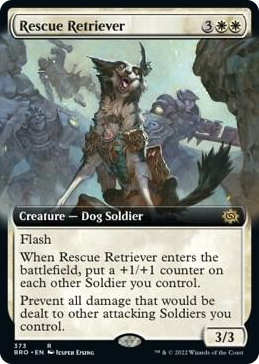 0373 Rescue Retriever (Extended Art) R The Brothers' War