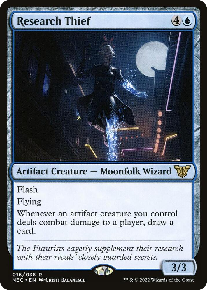 0016 Research Thief R Commander: Kamigawa: Neon Dynasty