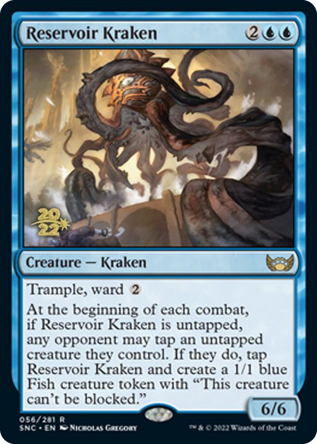 0056 Reservoir Kraken R Prerelease Cards