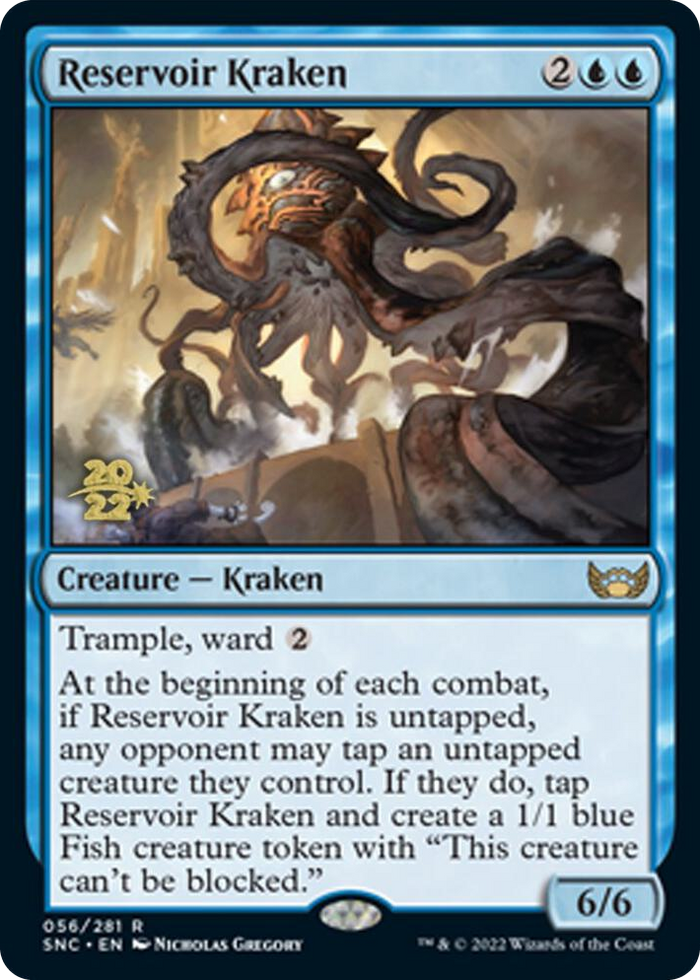 Reservoir Kraken #56 R - Prerelease Cards Pokemon card