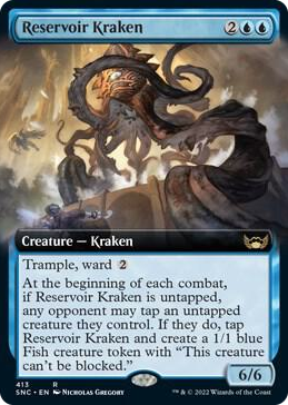 0413 Reservoir Kraken (Extended Art) R Streets of New Capenna