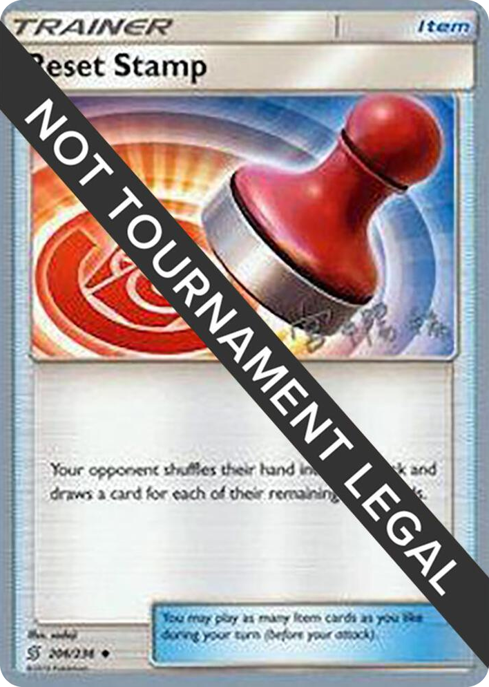 0206 Reset Stamp - 2019 (Haruki Miyamoto) Uncommon World Championship Decks