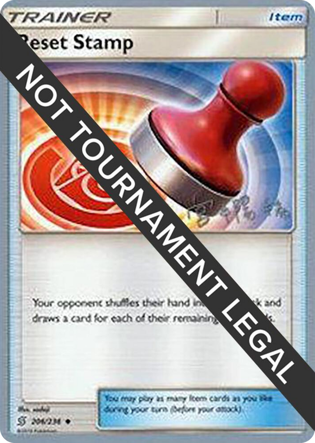 0206 Reset Stamp - 2019 (Haruki Miyamoto) Uncommon World Championship Decks