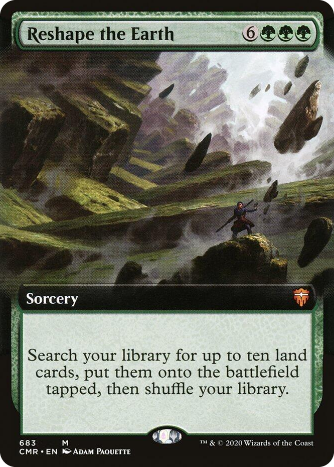 0683 Reshape the Earth (Extended Art) M Commander Legends
