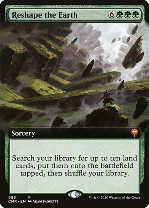 0683 Reshape the Earth (Extended Art) M Commander Legends