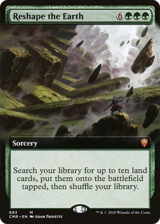 0683 Reshape the Earth (Extended Art) M Commander Legends