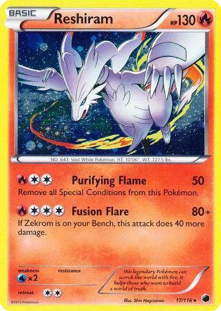 0017 Reshiram - 17/116 (Cosmos Holo) Promo Miscellaneous Cards & Products