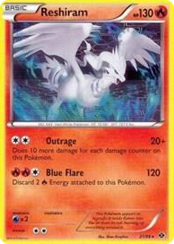 0021 Reshiram - 21/99 (Next Destinies) Holo Rare Deck Exclusives