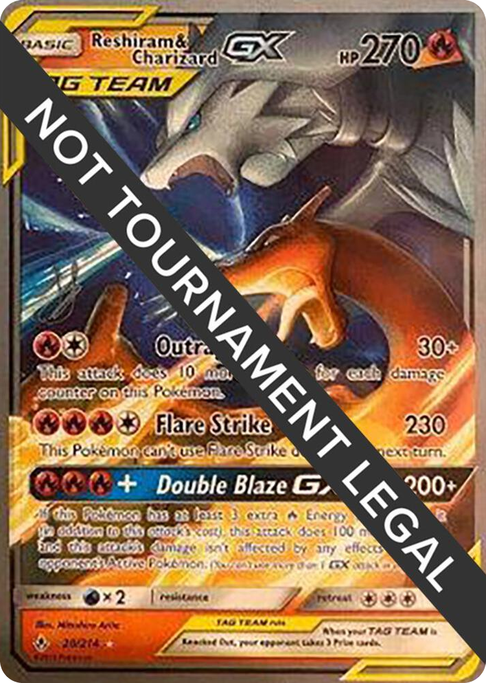 0020 Reshiram & Charizard GX - 2019 (Henry Brand) Ultra Rare World Championship Decks