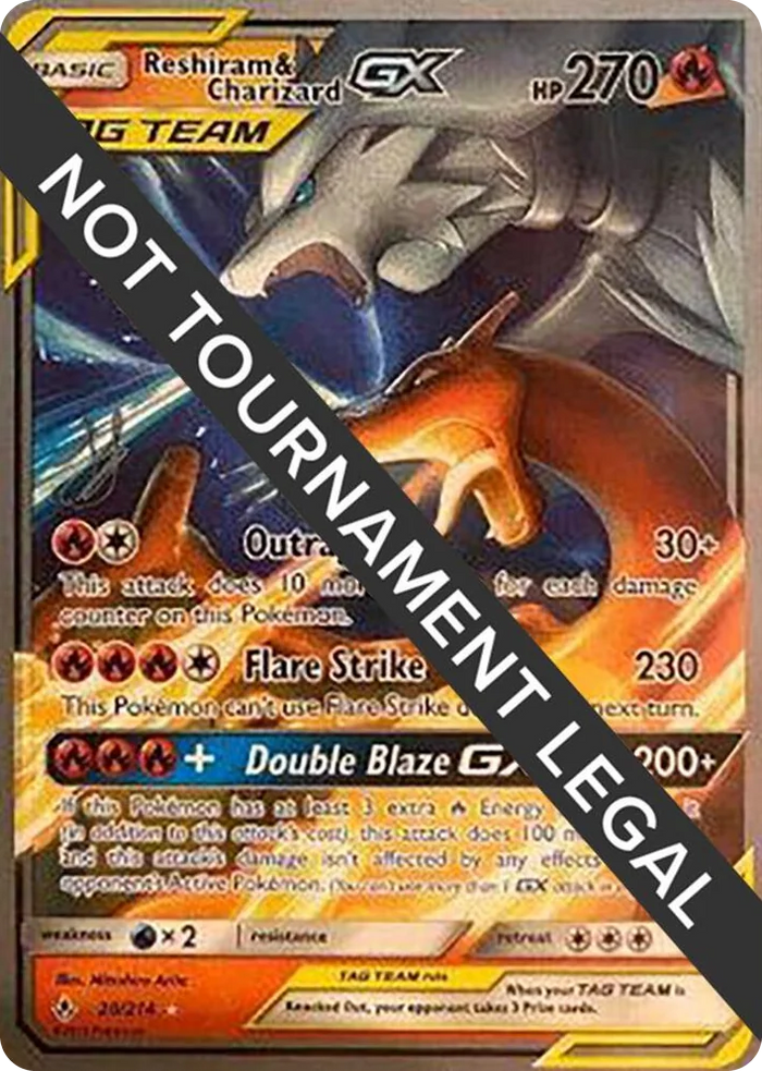 0020 Reshiram & Charizard GX - 2019 (Henry Brand) Ultra Rare World Championship Decks