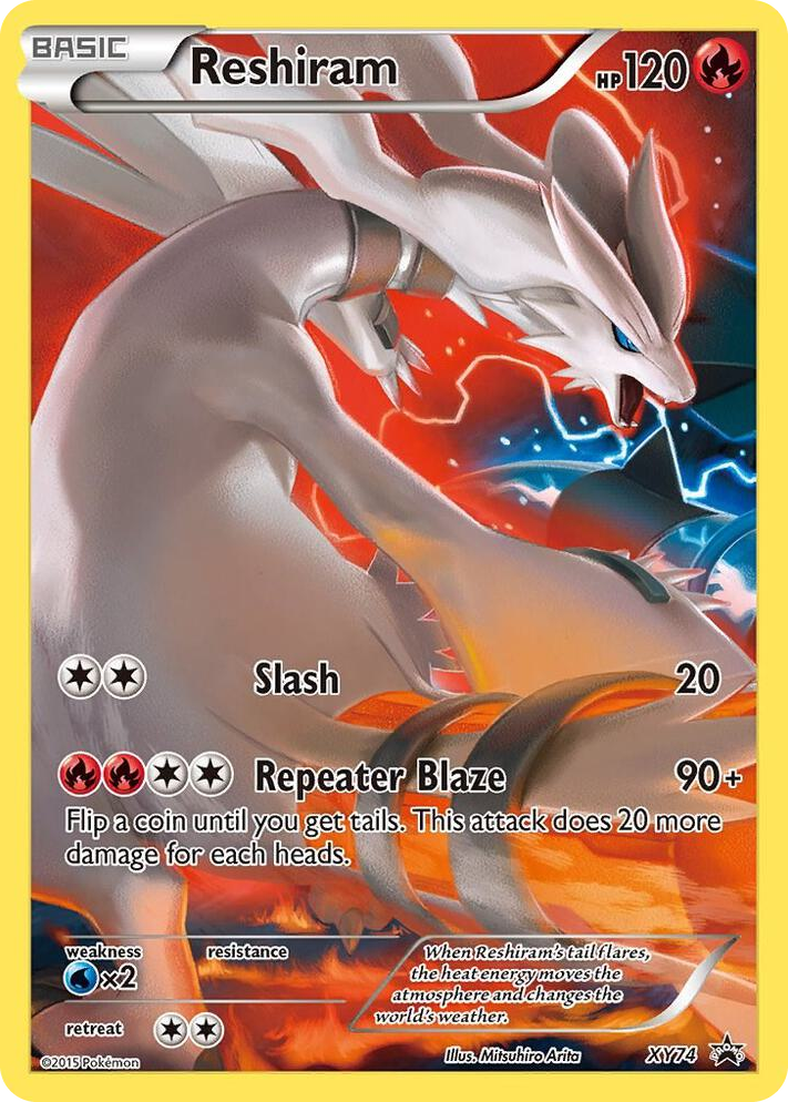 XY074 Reshiram (Full Art Promo) Promo XY Promos
