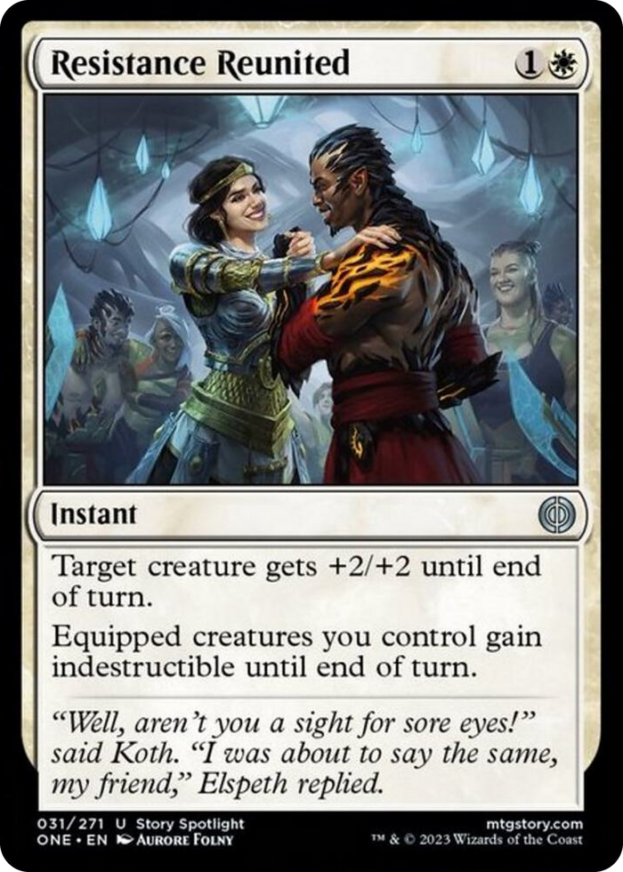 Resistance Reunited #31 U - Phyrexia: All Will Be One Pokemon card