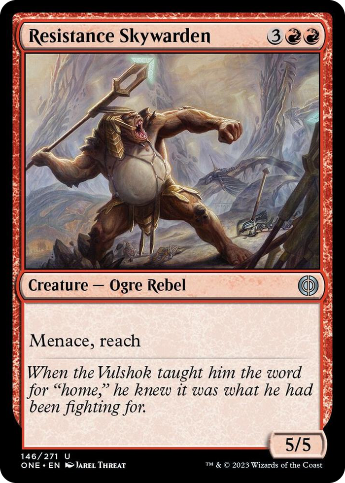 Resistance Skywarden #146 U - Phyrexia: All Will Be One Pokemon card