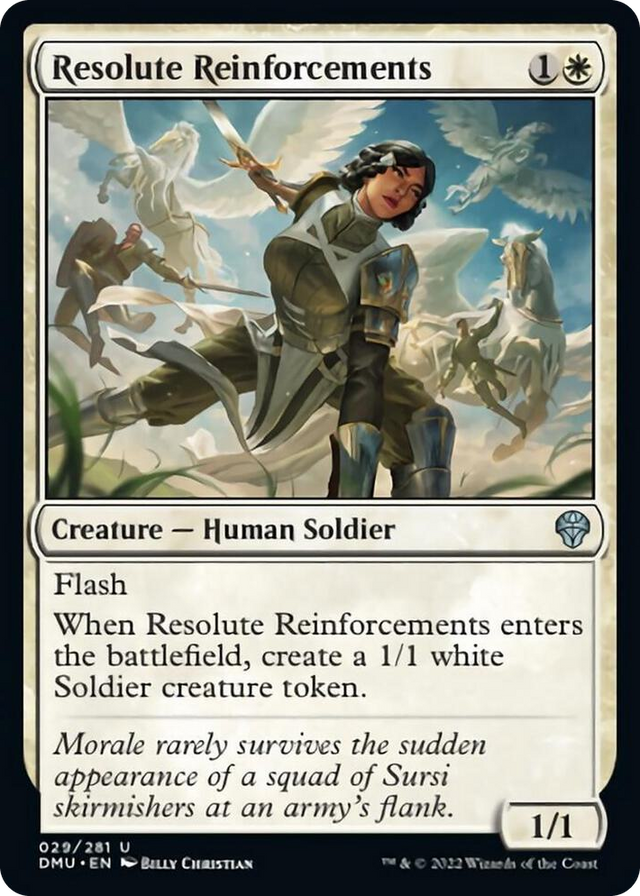 0029 Resolute Reinforcements U Dominaria United