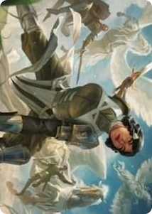 0013 Resolute Reinforcements Art Card S Art Series: Dominaria United