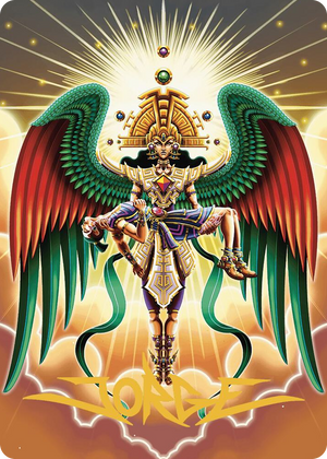 0059 Resplendent Angel Art Card (59/81) (Gold-Stamped Signature) S Art Series: The Lost Caverns of Ixalan