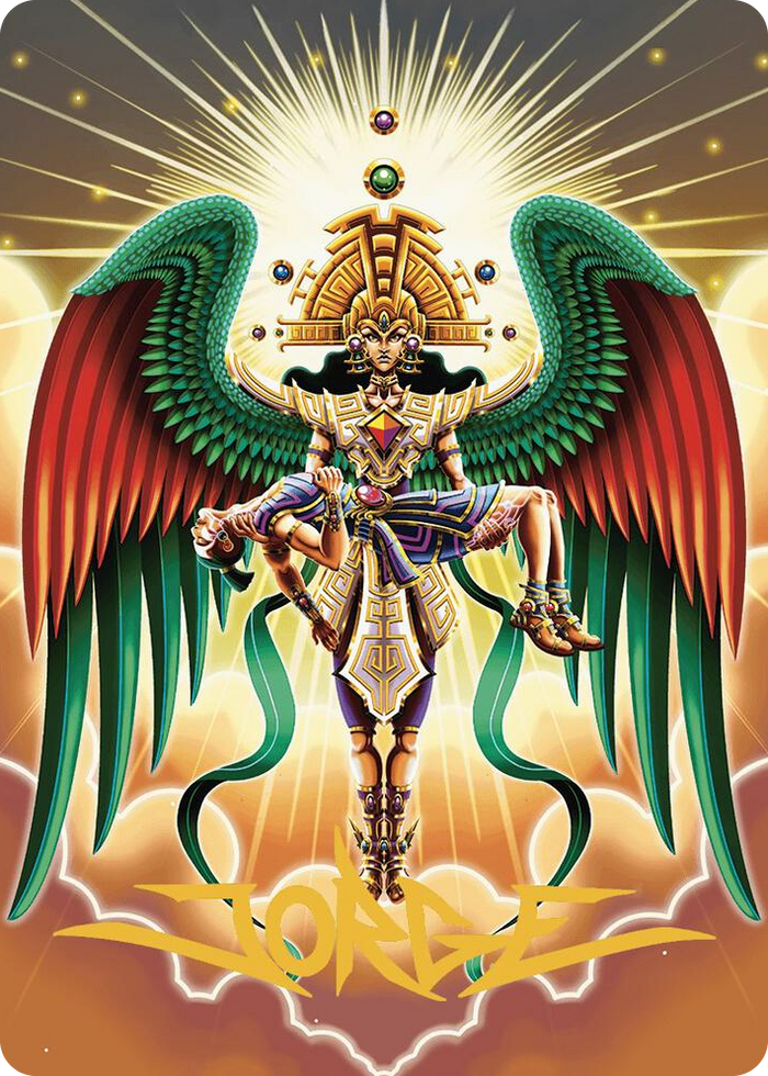 Resplendent Angel Art Card (59/81) (Gold-Stamped Signature) #59 S - Art Series: The Lost Caverns of Ixalan Pokemon card