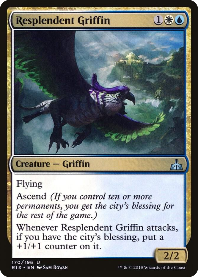 0170 Resplendent Griffin U Rivals of Ixalan