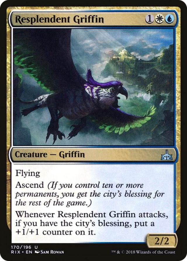 0170 Resplendent Griffin U Rivals of Ixalan