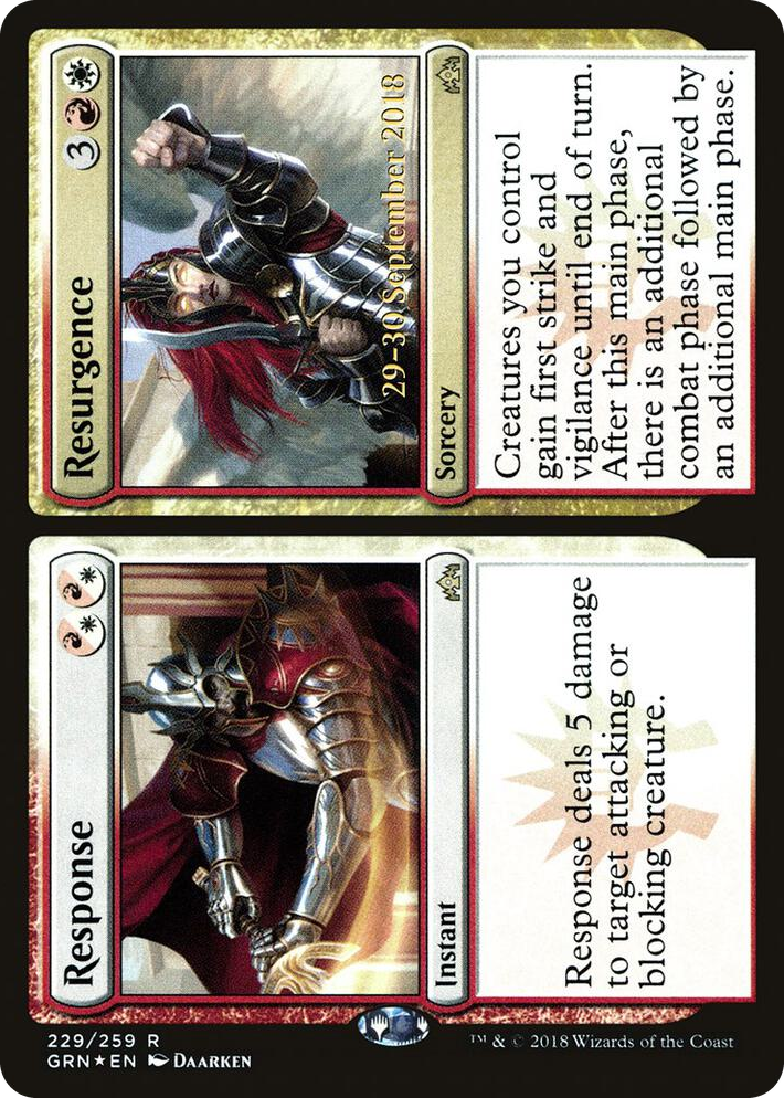 0229 Response // Resurgence R Prerelease Cards