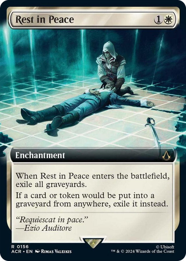 0156 Rest in Peace (Extended Art) R Universes Beyond: Assassin's Creed