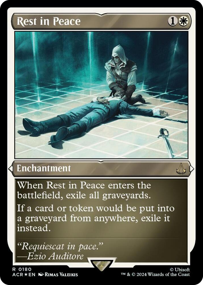 0180 Rest in Peace (Foil Etched) R Universes Beyond: Assassin's Creed