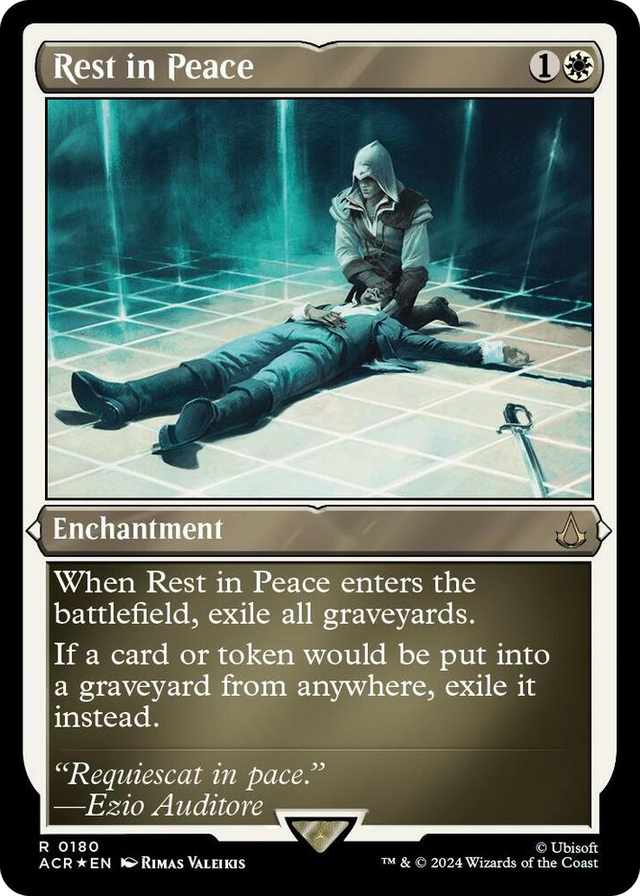 0180 Rest in Peace (Foil Etched) R Universes Beyond: Assassin's Creed