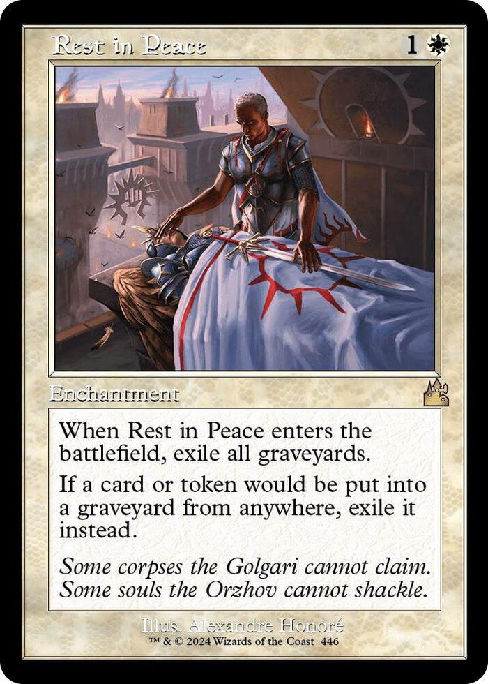Rest in Peace (Retro Frame) #446 R - Ravnica Remastered Pokemon card