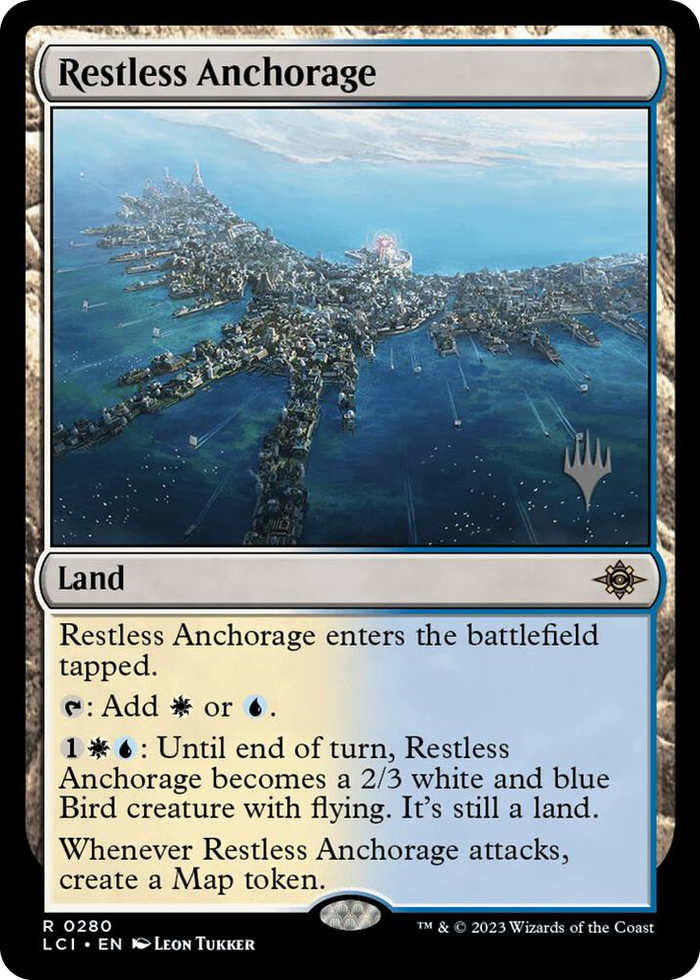 Restless Anchorage #280 R - Promo Pack: The Lost Caverns of Ixalan Pokemon card