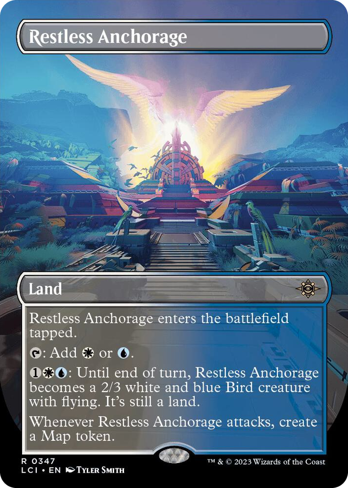 0347 Restless Anchorage (Borderless) R The Lost Caverns of Ixalan