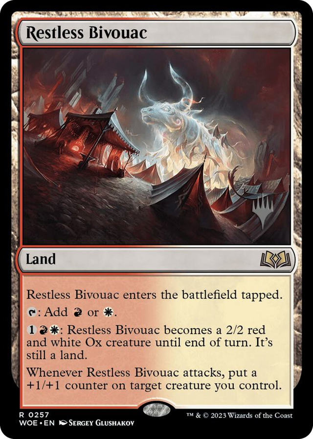 0257 Restless Bivouac R Promo Pack: Wilds of Eldraine
